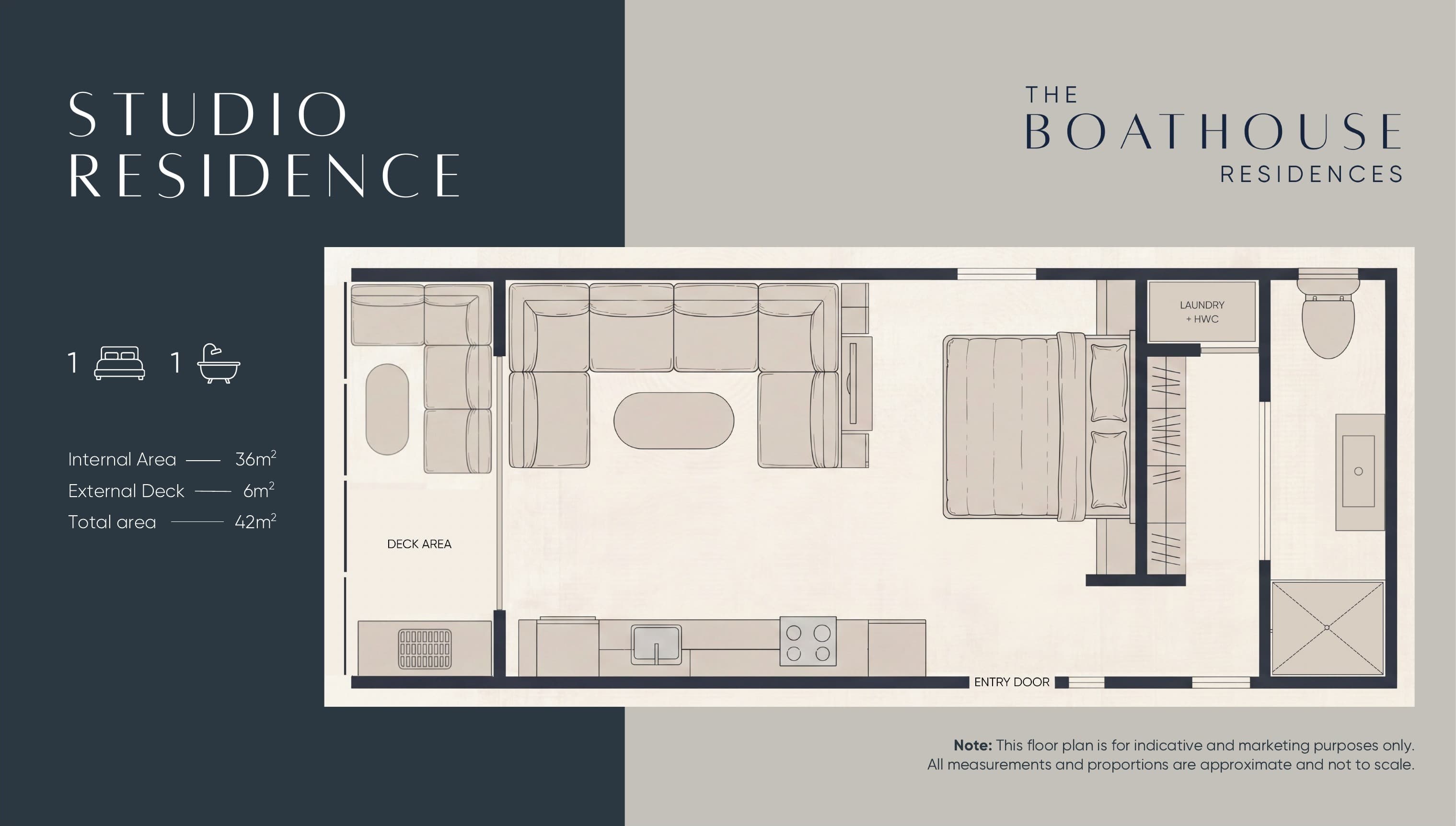 Studio floor plan