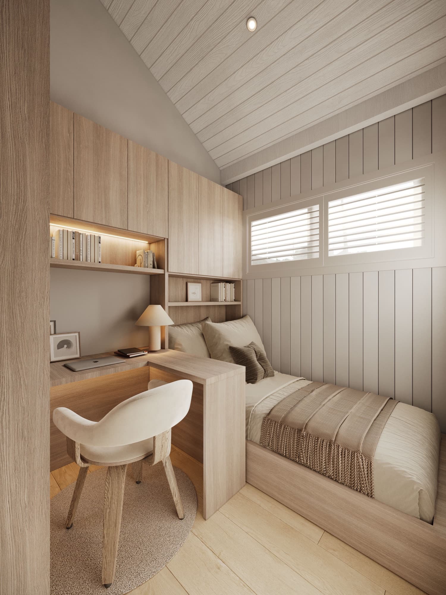 Two-bedroom second bedroom