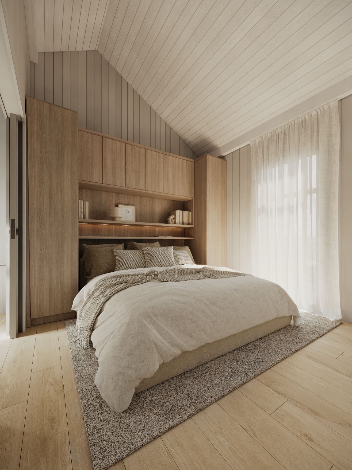 Two-bedroom bedroom view