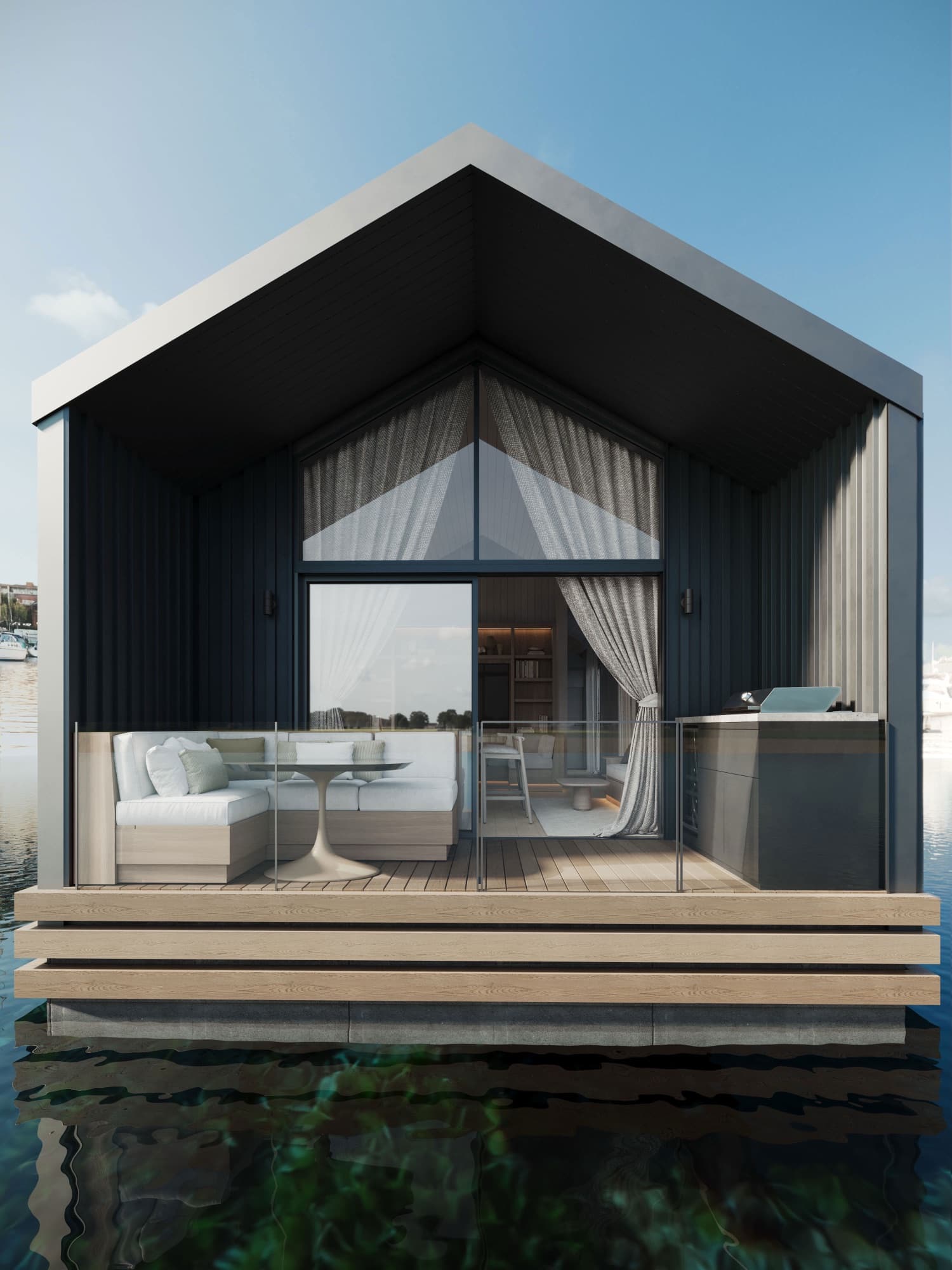 Two-bedroom deck