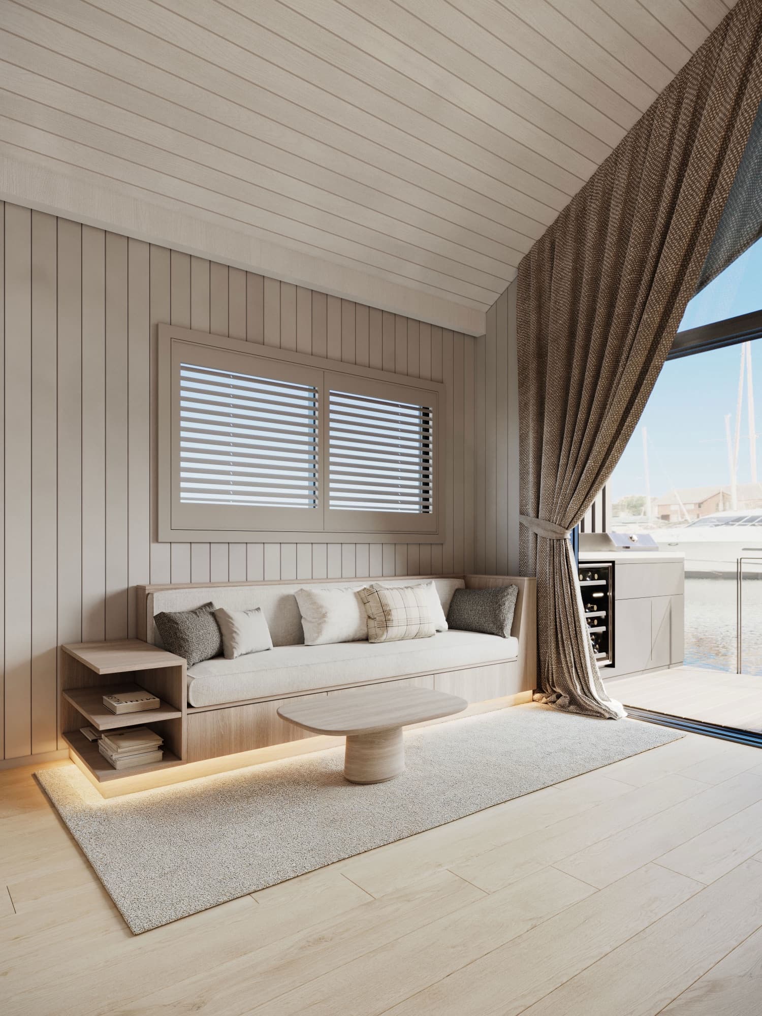 Two-bedroom living detail